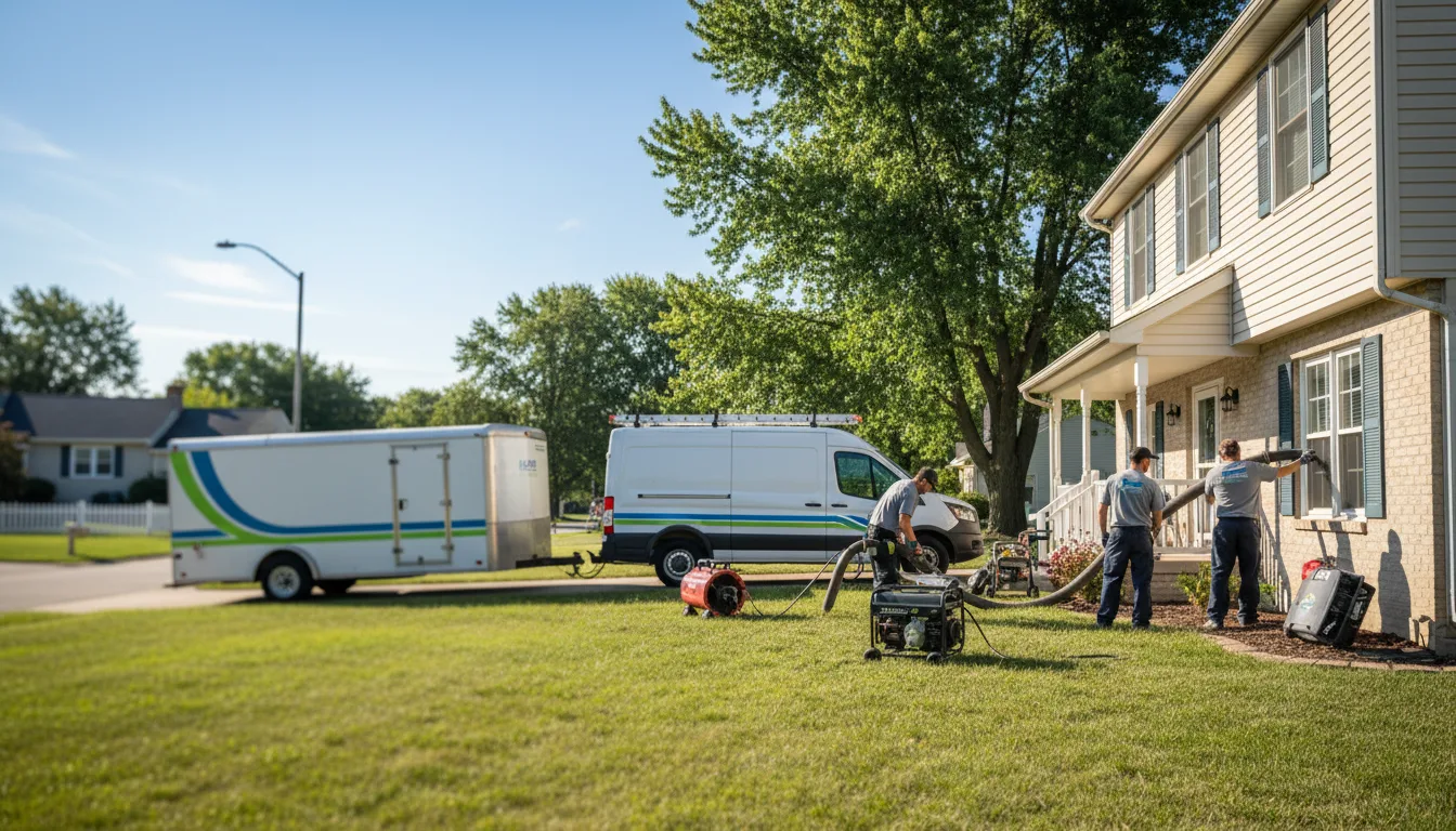Flooded Basement Restoration And Cleanup With Repair in Oberlin, LA near me